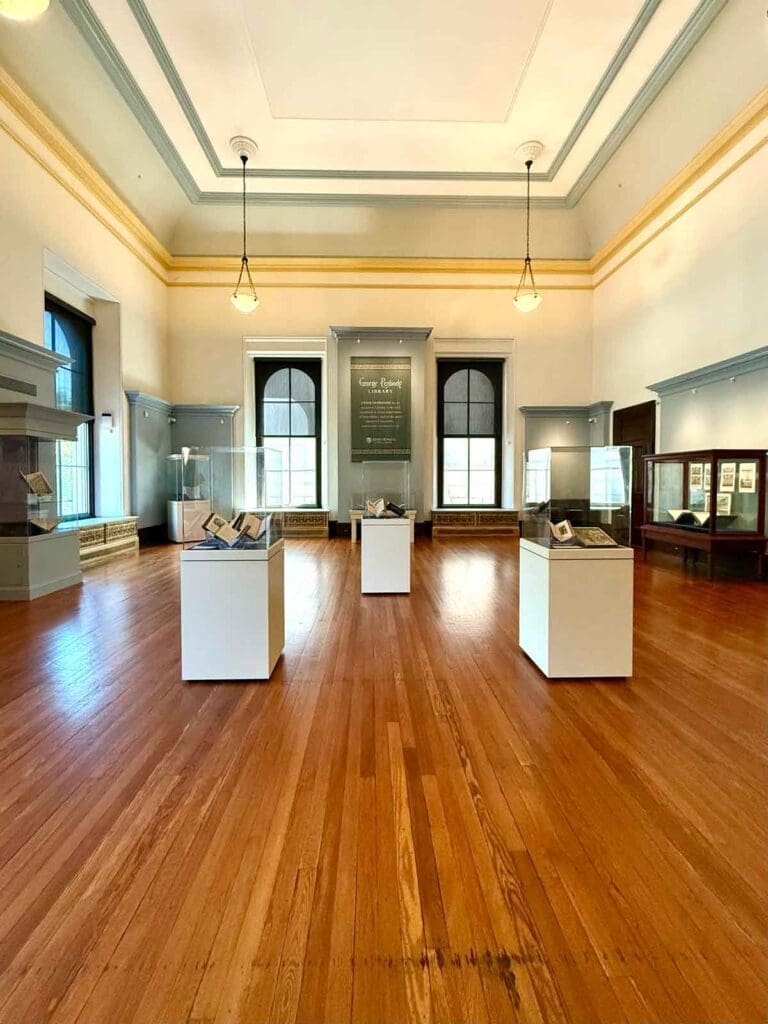 George Peabody Library exhibit gallery