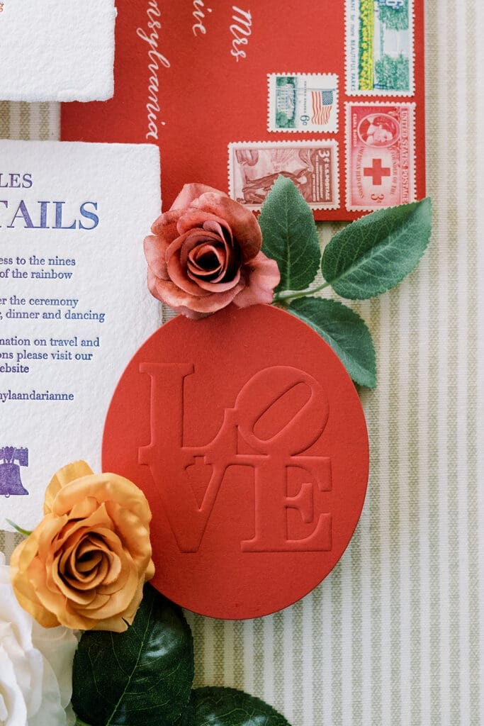 embossing specialty printing fine art wedding stationery custom die cut oval details card