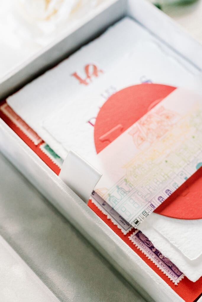 velvet box custom invitations for wedding